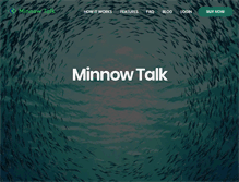 Tablet Screenshot of minnowtalk.com